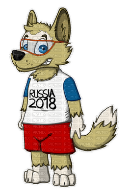 mascot russia  zabivaka  wm 2018 mascotte russie - png gratuito