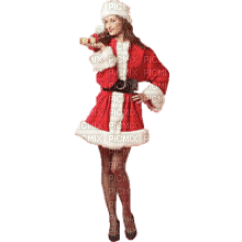 Kaz_Creations Sexy Christmas Woman Femme - PNG gratuit