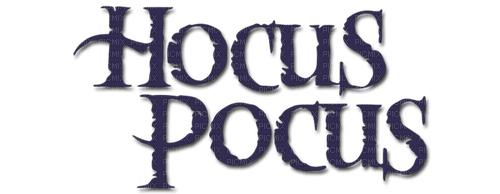hocus pocus text - PNG gratuit