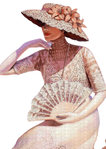 vintage woman - 免费PNG