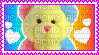 rainbow bear stamp - gratis png