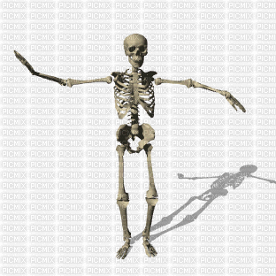 Esqueleto - GIF animado gratis