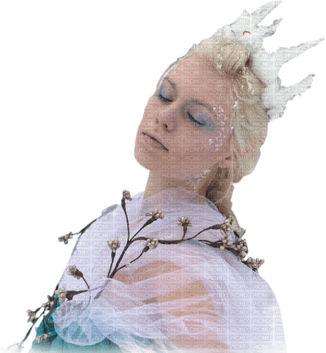 kikkapink winter woman snow queen - kostenlos png