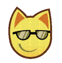 Chilling emoji - Free animated GIF