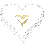 ezüst szív - Бесплатный анимированный гифка