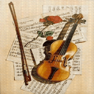 Background, Backgrounds, Sheet Music, Violin - Jitter.Bug.Girl - фрее пнг