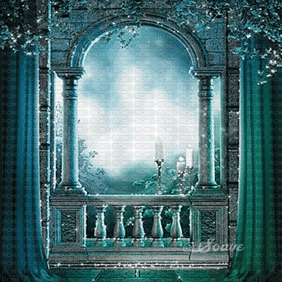 soave background animated gothic  blue teal - Darmowy animowany GIF