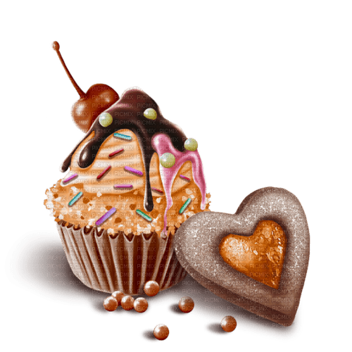 Cookie Valentine Heart - Bogusia - бесплатно png