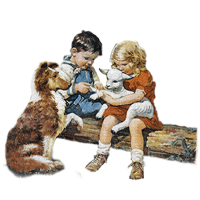 niños boregito y perro  dubravka4 - безплатен png