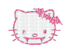 Emo Hello Kitty Glitter Edit #26 (VantaBrat) - Free animated GIF