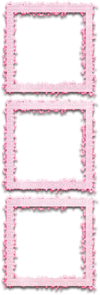 soave deco frame scrap winter pink - Free PNG