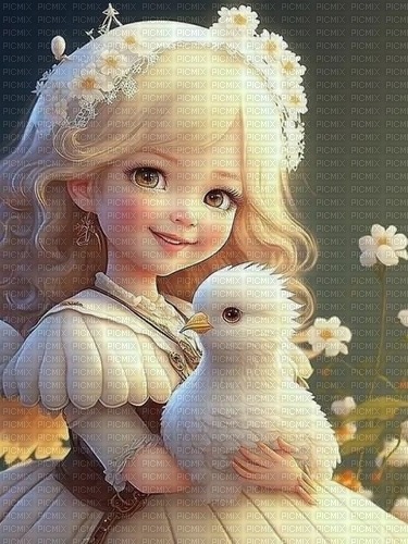 fantasy baby girl by papuzzetto - gratis png