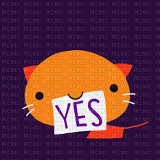 yes cat - 無料のアニメーション GIF