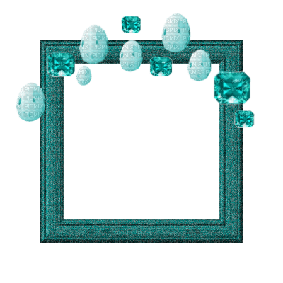Small Teal Frame - ingyenes png