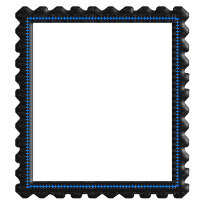 Kaz_Creations Deco Colours Frames Frame Blue - zdarma png