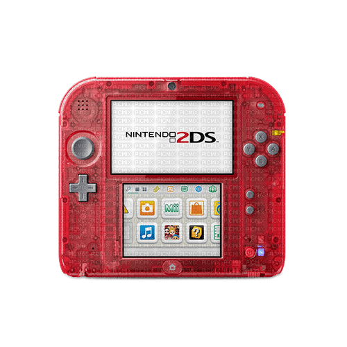 transparent red 2ds - darmowe png