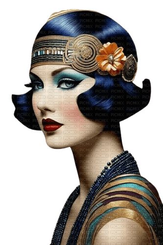 Art Deco - Rubicat - kostenlos png