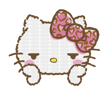 Hello kitty mignon cute kawaii sticker gif - Бесплатный анимированный гифка
