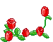 Red Roses - Nemokamas animacinis gif