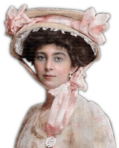 Rena pink Vintage Woman Frau Lady - δωρεάν png