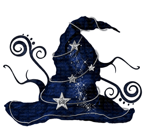 Halloween bleu Chapeau - PNG gratuit