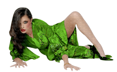 Kaz_Creations Woman Femme Green - png ฟรี