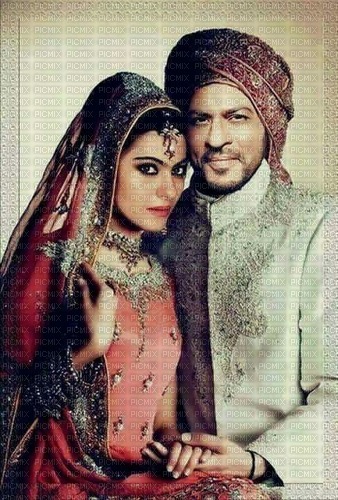 Shahrukh und kajol Hochzeitsfake - 免费PNG