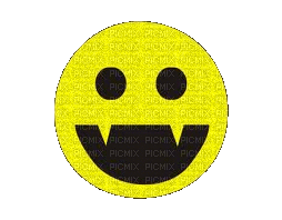 Emo smiley vampire - Безплатен анимиран GIF