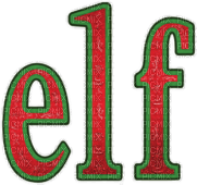 Kaz_Creations Elf Logo - png gratis