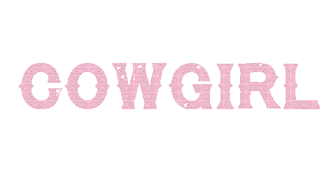 Cowgirl.text.Pink.western.Victoriabea - Δωρεάν κινούμενο GIF