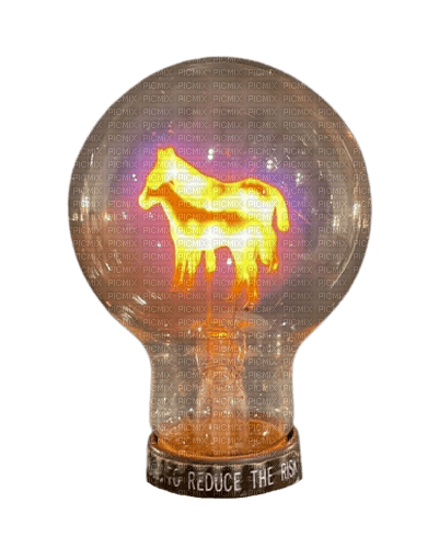 horse lightbulb - 無料png