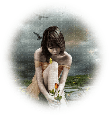 Kaz_Creations Paysage Scenery Woman Femme - Free PNG