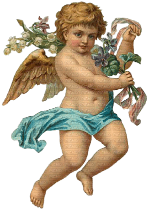 baby angel vintage dolceluna - png grátis