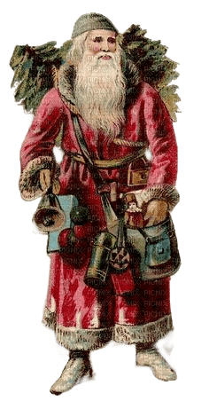 Weihnachtsmann, Santa, Vintage - zdarma png