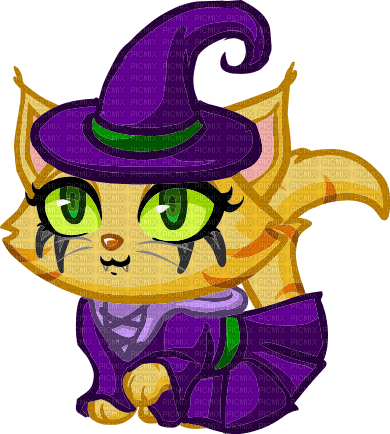 Witch Cat - PNG gratuit