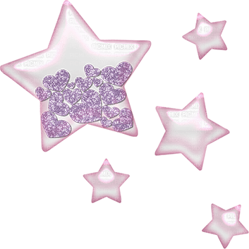 stars and hearts - gratis png