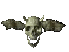 skull bat - Gratis animeret GIF