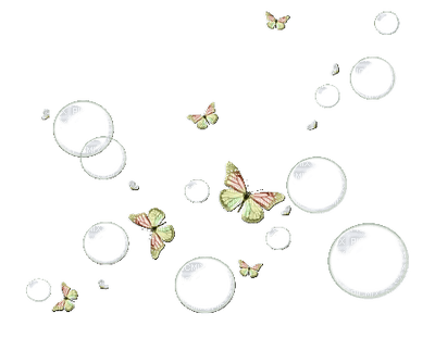 butterfly-bubble-deco-minou52 - png grátis