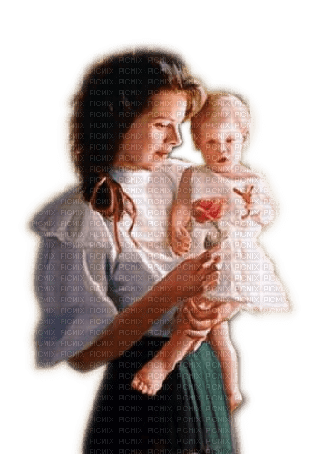 Rena Mutter Kind Mädchen Child Mother - 無料png