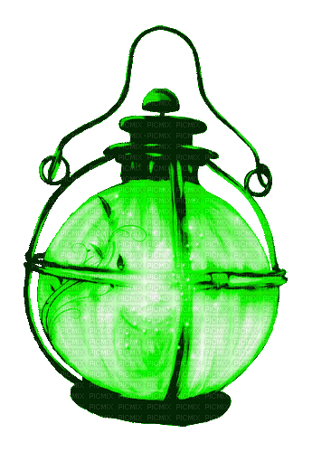 Lantern.Fantasy.Green.Animated - KittyKatLuv65 - Бесплатный анимированный гифка