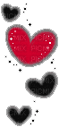 Emo hearts - Бесплатни анимирани ГИФ