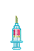 cute syringe hearts pixel - Ücretsiz animasyonlu GIF