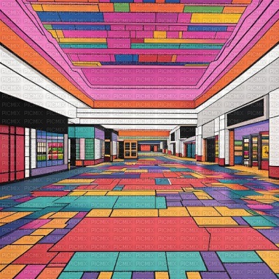 90s Mall - png ฟรี