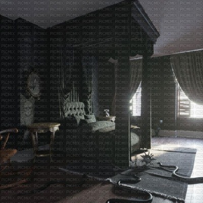 Gothic Bedroom - Free PNG