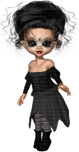 gothic cookies doll by nataliplus - darmowe png