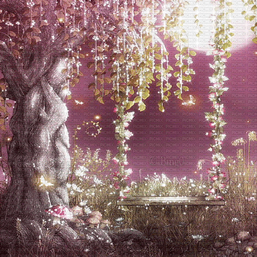 Y.A.M._Fantasy Landscape background - Darmowy animowany GIF