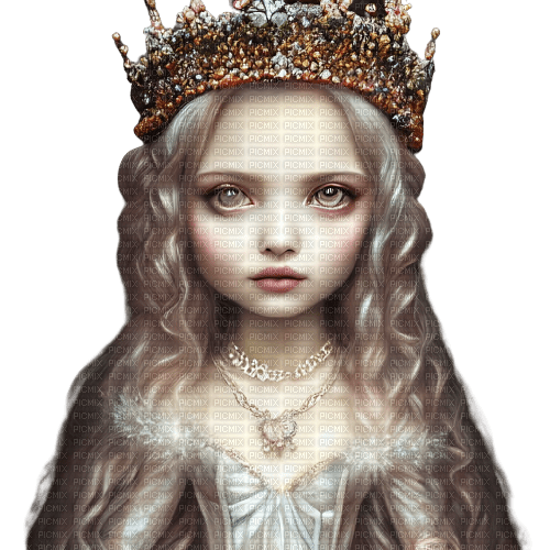 ♡§m3§♡ creepy child queen brown fantasy - δωρεάν png