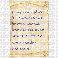 Lettre de Noel - бесплатно png