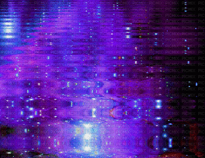 nbl - Purple water reflection - GIF animasi gratis