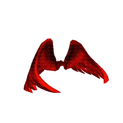 red dark wings - Free animated GIF
